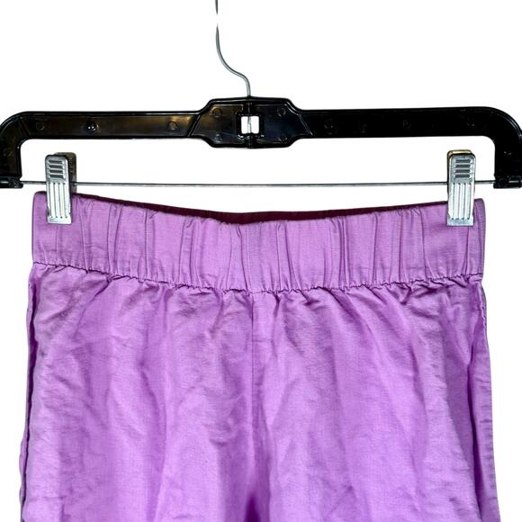 Matilda Jane Clothing Girl's 14 Sweet Violet Lavender Capri Length Ruffle Pants - Picture 4 of 8